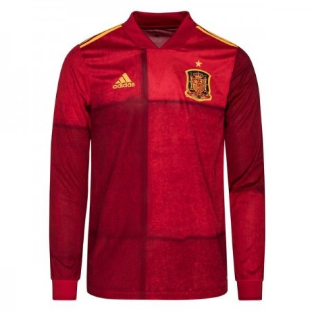 Camisetas España Primera Equipacion Eurocopa 2020Manga Larga